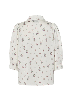 Bono flower skjorte Creme Lolys Laundry 